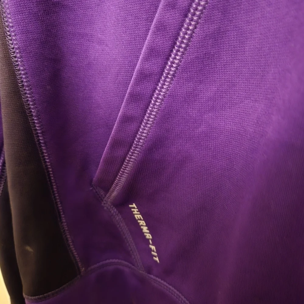 Nike Therma-Fit Hoodie in Purple and Black  M - Picture 7 of 7